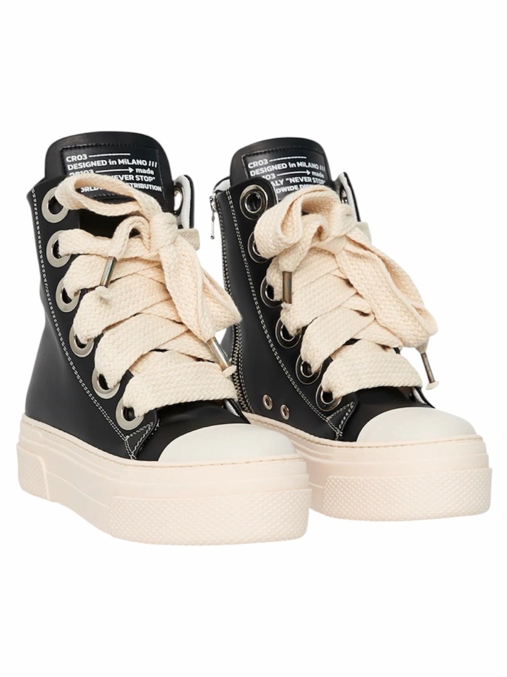 CRISTIANZEROTRE CALIPSO 300 - Black Leather - 41